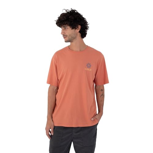 T-Shirt Whirlpool Hurley pour hommes à manches courtes en coton bio respirant