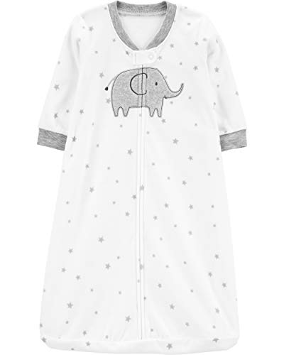 Image of Carter's Unisex Baby Sleep Bag (6-9 Months, White Elephant)