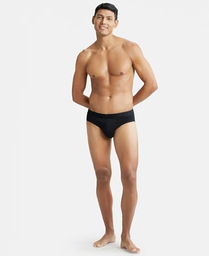 Jockey IC24 Men's Tencel Micro Modal Cotton Elastane Stretch Solid Brief with Ultrasoft Waistband