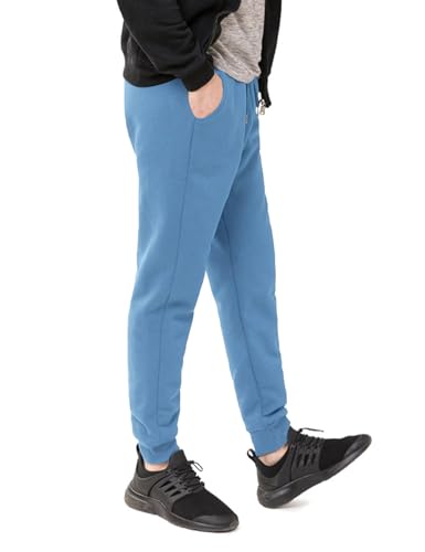 Flygo Men's Fleece Lined Sherpa Sweatpants Winter Warm Pants Jogger Lounge Athletic Pant with Pockets