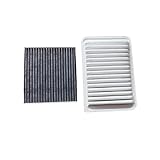 Car Engine Cabin Air Filter Kit Compatible With Toyota Venza Camry XV40 XV50 V6 3.5L Compatible