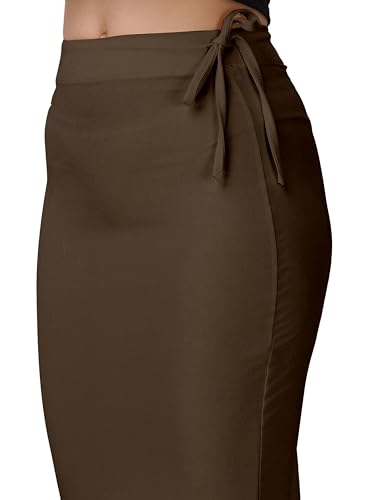 Image of Mehrang Microfiber Saree Shapewear Petticoat for Women, Cotton Blended Shape Wear Dress for Saree