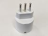 6 Pezzi Adattatore Schuko, Adattatore Spina Elettrica, Max 1500W 250V (Spina Piccola 10A, Bianco) #5