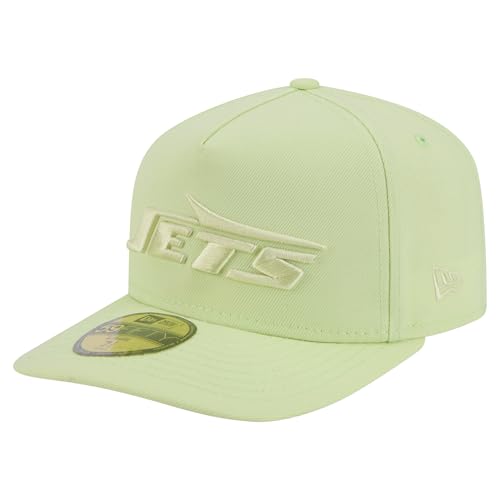 New Era Men's Green New York Jets Color Pack A-Frame 59FIFTY Fitted Hat