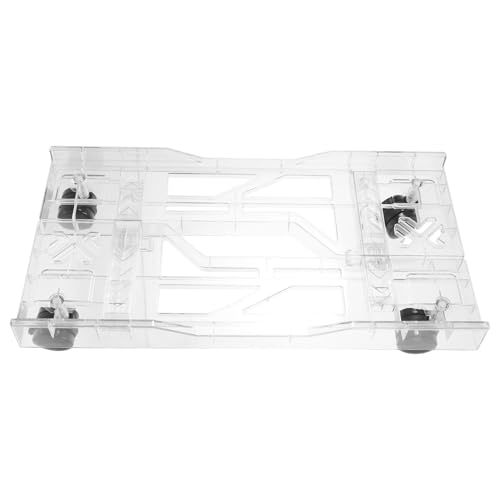 Soporte para CPU bajo el escritorio con ruedas móviles ajustable para torre de computadora, ideal para oficina en casa miniatura 3