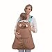 SONARIN Windproof Baby Carrier Cover,Warm Hooded Winter Cover for Baby Carrier with Coral Fleece Liner,Universal Sling Cloak Cape Stroller Covers with Front Pocket(Coffee)