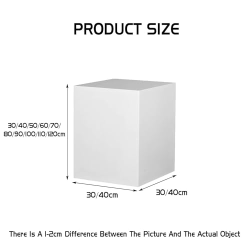 Socle pour objets de collection blanc anti-chute et stable - 3