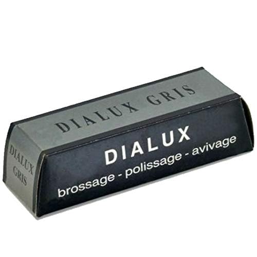 Dialux Gray Polishing Compound Rouge Dialux Gris Stainless Steel Grey Polish Bar - Image 4