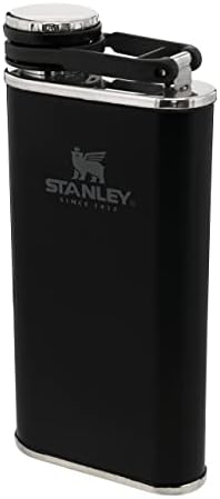 Stanley Classic Wide Mouth Flask 0.23L Country DNA with Never-Lose Cap - Piersiówka ze Stali Nierdzewnej z szerokim otworem do łatwego napełniania i nalewania - Szczelna piersiówka BEZ BPA