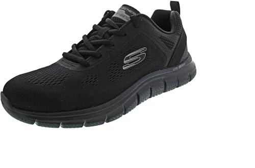 Image of Skechers Men's Track BroaderTrainers, Black Mesh Pu, 11 US
