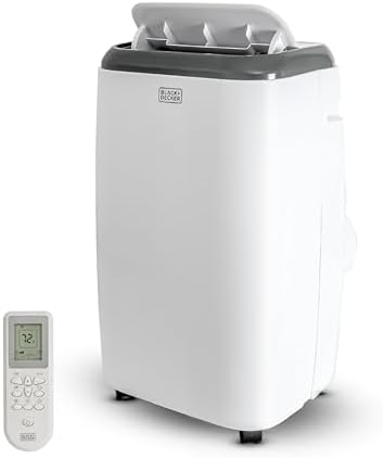BLACK+DECKER Portable Air Conditioner, 10,000 BTU, BPT06WTB, Whit...