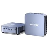 【Design Rétro Matrix & Dissipation Efficace】 Inspiré par un style rétro élégant avec une coque bleu clair et une finition peinture métallique, ce boîtier (128*128mm) s'intègre parfaitement sur tout bureau. Le système de refroidissement intelligent maintient le TDP de 55W sous contrôle, assurant un fonctionnement silencieux même lors de charges de travail élevées.