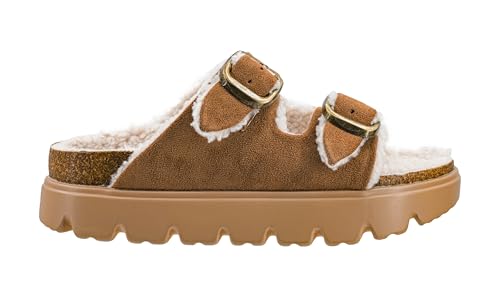 Corkys Footwear Hey Girl Hearsay 1-Inch Platform Sandal - Featuring an ultra-comfy fit, soft fur upper, and two adjustable buckles for the perfect fit2