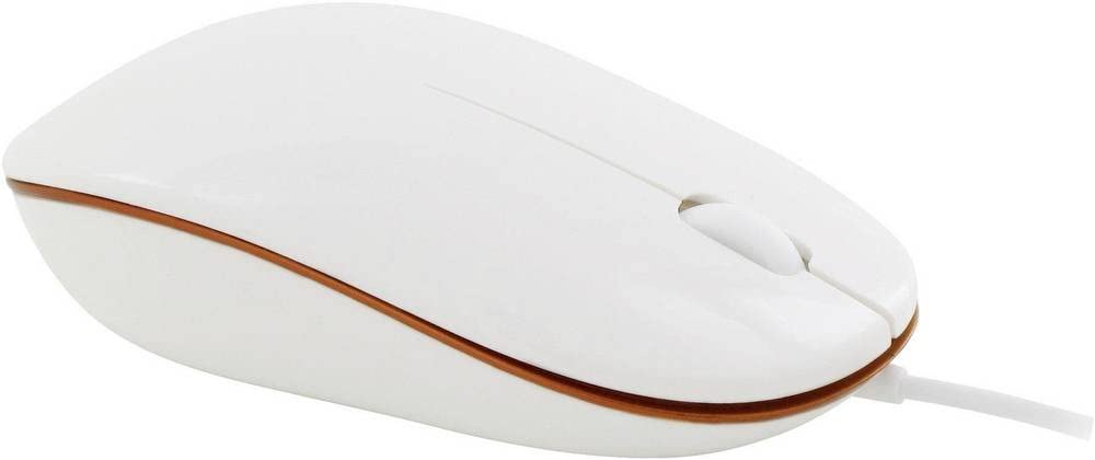 Mobility Lab ML301884 1600 DPI Wired Optical Mouse for Mac and PC - White