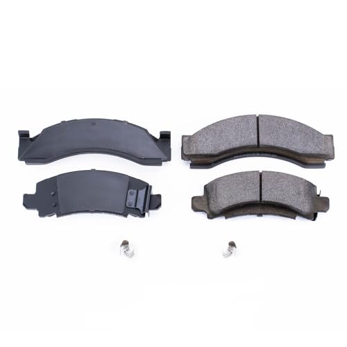 Image of PowerStop Front Brake Pads for Chevrolet C30 1975-86 |C30 Pickup 1974 |C3500 1990 |C3500HD 1991-94 |G30 1975-96 |Chevrolet G30 Van 1974 - Z17 Ceramic Brake Pads with Installation Hardware, 17-149