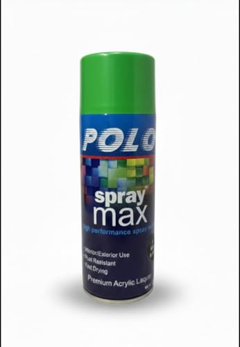 Image of Polo Spray Paint for Metal,Wood,Walls and Automotive Cars,Bikes(Multipurpose)|Quick Drying|Durable|400ml (Green)