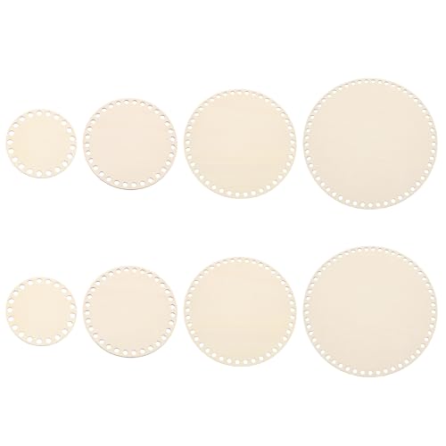 Base ronde en bois pour panier crochet rigide fini les fonds mous avec le lot PATIKIL