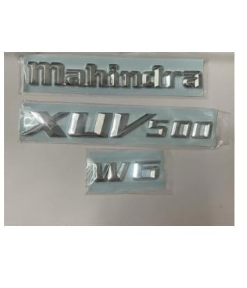 VDBB CAR Badge Emblem Monogram Logo Decals wrap Sticker Symbol 3D Kit18 Compatible with M-ahindra XUV500 XUV 500-image-37