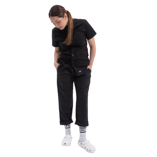 TILIT Essential Pants (Black, Large) | Premium Chef Pants, Unisex Pants for Men and Women | Quality Design and Functionality
