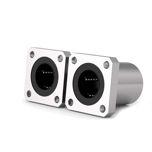 LMK6UU rodamiento de bolas de movimiento lineal con brida cuadrada pack de 5 piezas para ejes de 6mm 3