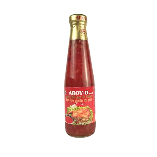 YIJIA | Aroy-D Salsa Chili Dulce para Rollitos y Carnes 275ml - Un auténtico indispensable de la cocina tailandesa