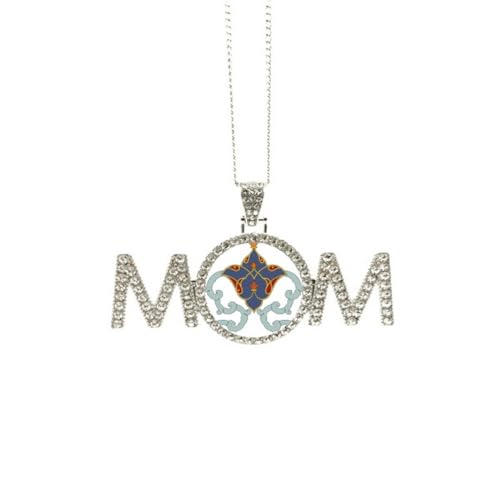 Collier floral coloré au design moderne et finitions de prestige