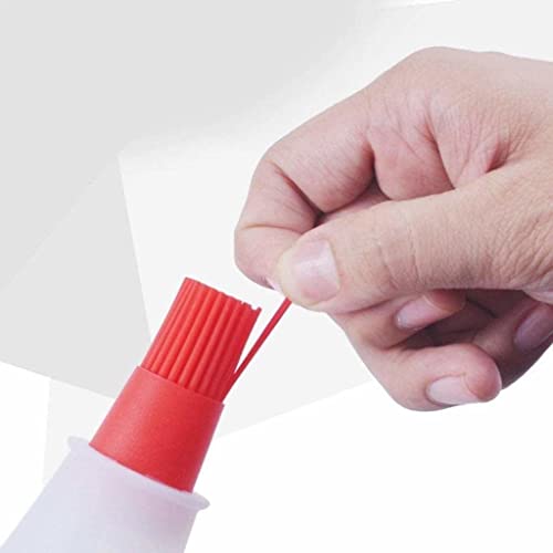 Image of Khedu Feb (1 pc's) Silicon Heat Resistant Oil Brush with Spatula and Silicone Cooking Oil Bottle Basting Brush Set for Kitchen Pastry, Grilling, Baking, BBQ (Multi Color)