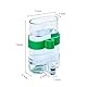 2 Stück 220ml Futter- und Tränkeautomaten für Vogelkäfige,Changyeah Automatisches Vogelfutter,für Wellensittiche,Kanarienvögel, Futterbehälter,Sittiche,Finken,Samen,Wellensittiche