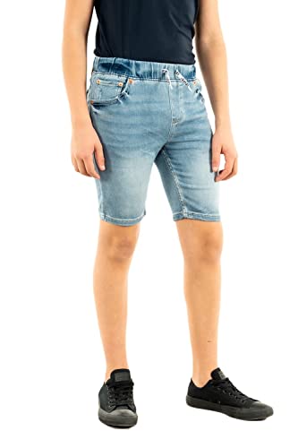 Short Levi's Kids vaquero para niños modelo skinny dobby cómodo de algodón azul