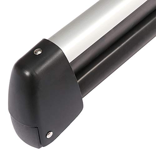 AZHZ 2PCS Universal Rack Ski Rack Ski and Snowboard Carrier w/Key Snowboard Roof Rack Ski Carriers