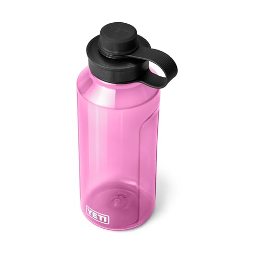 Image of YETI Yonder Water Bottle with Yonder Tether Cap, Lightweight, Leakproof and BPA-Free