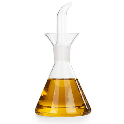 Suinga Ölflasche Aus Borosilikatglas – 250 Ml, Mit Abnehmbarem Ausgießer, Tropffrei