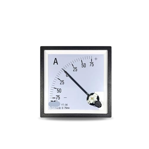Ampèremètre bidirectionnel CP96 ±60A 75mV pour mesure de courant CC