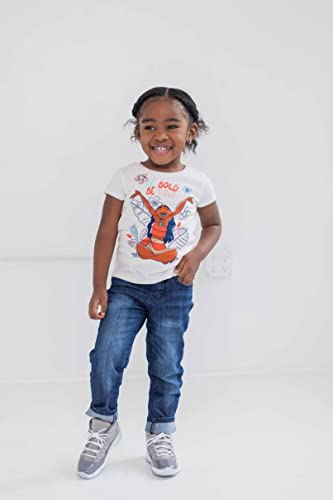 Disney Princess Moana Rapunzel Snow White Encanto Raya Girls 3 Pack Crossover T-Shirts Toddler to Big Kid3