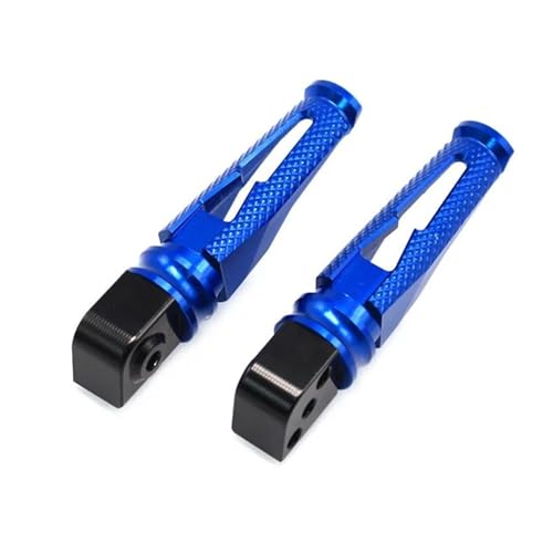 フットペグ に適合する デイトナ 675 675R ストリート トリプル用 トリプル 1050 SE バイク パッセンジャー フットレスト リア フットペグ ペダル(青)