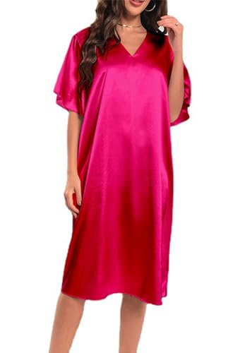 Chemise de nuit en soie pour femme pour s'offrir un cocon de douceur chaque soir