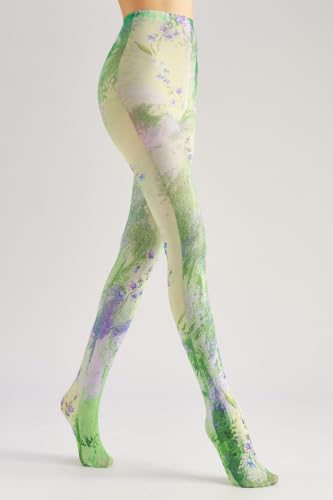 Image of Sahabowi Women Tights, Sheer High Waist Pantyhose, Vintage Control Top Stockings