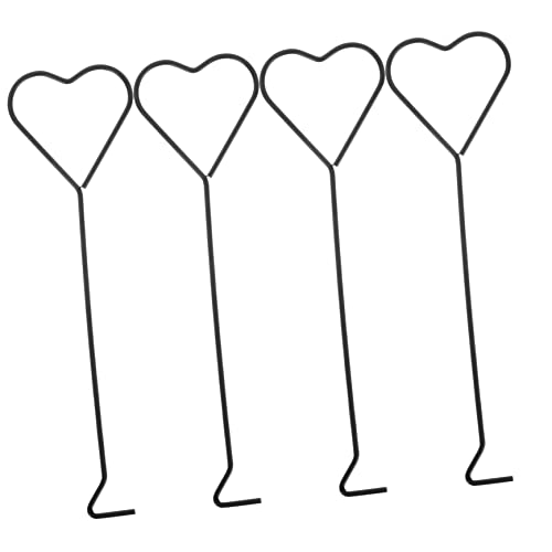 Gancho para Mechas de Velas con Diseño de Corazón 4 Piezas