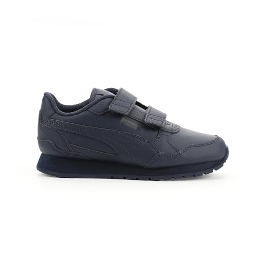 Image of PUMA Unisex-Child ST Runner V4 Leather Hook and Loop Shoes