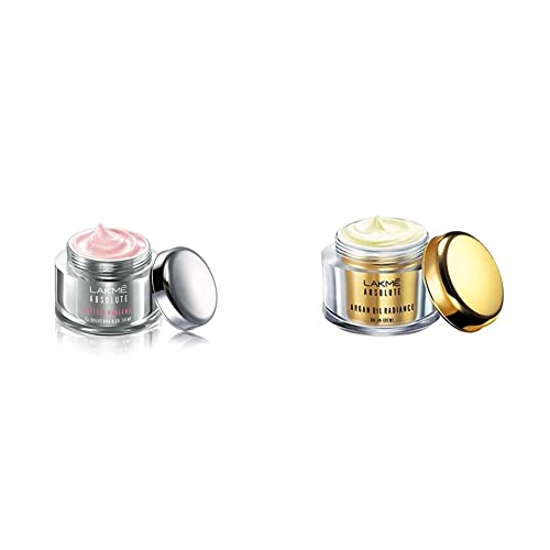 Image of Lakme Absolute Perfect Radiance Skin lightening /Brightening Night Creme 50 g And Lakme Absolute Argan Oil Radiance Oil-in-Creme, 50g