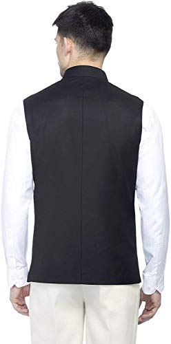 Image of Dhingra Men's Solid Nehru Jacket