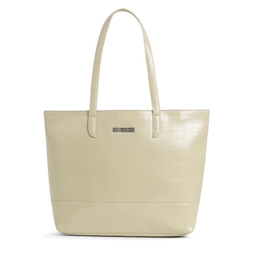 Image of Caprese Texas 15.6 Inch Laptop Compatible Large Tote Bag for Women | Stylish, Durable, and Spacious with Multiple Compartments, Back Zipper Pocket for Work, Travel, and Everyday Use