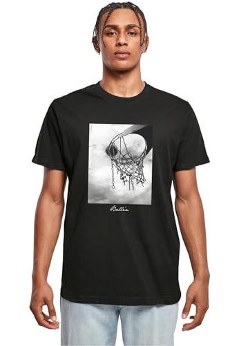 Mister Tee Herren T-Shirt Ballin 2.0 Tee, T-Shirt mit Fotoprint für...
