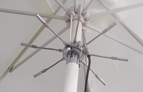 O'FRESH Set Sonnenschirm Central 8 Düsen 1/4 für Hochdruckzerstäuber Herren, Edelstahl, Einheitsgröße (Herstellergröße: ohne Größe) Cover