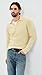 Madewell Men's Johnny-Collar Sweater Polo in Heritage Merino Wool, Biscuit, L