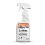 Rainguard Water Sealers Brick Sealer Spray, Penetrating Protection Against Rain and Moisture Damage, for All Brick & Mortar Surfaces, Silane/Siloxane Waterproofer, Natural Finish, Ready-to-Use, 16 oz