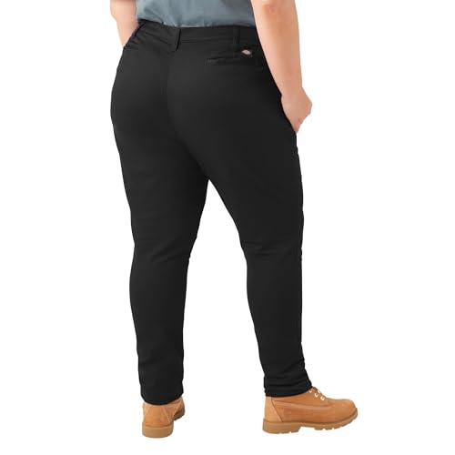 Pantalon Dickies femme moulant sergé extensible confortable stretch - 4