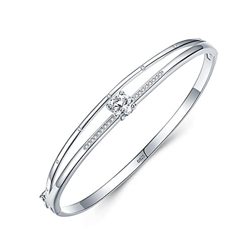 Bracelet argent 925 et zircone cubique, le cadeau de mariage idéal pour sublimer une femme