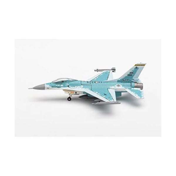 herpa 571159 U.S. Air Force Lockheed Martin F-16C Fighting Falcon-64th Aggressor Squadron, Nellis Base Ghost – 84-1220… – Bild 3