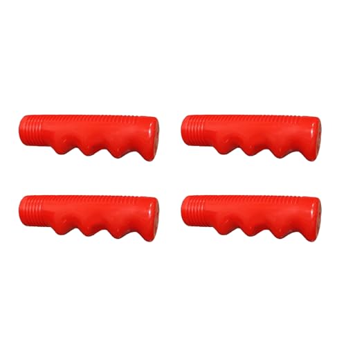 4PCS Handlebar Grips Compatible with Radio Flyer Tricycle, 3/4 inch Universal Non-Slip-Bicycle Grips, Lightweight and Ergonomic Radio Flyer Tricycle Grip Red